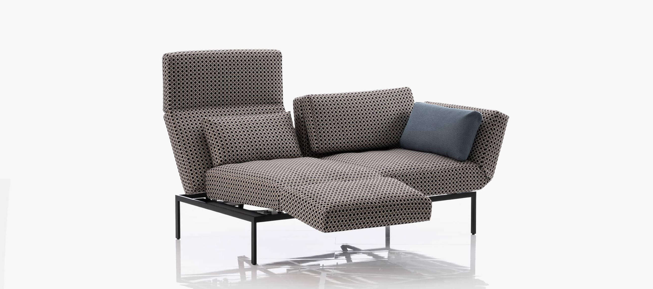 bruehl roro soft sofa verwandelt zum liegen. brühl roro soft sofa