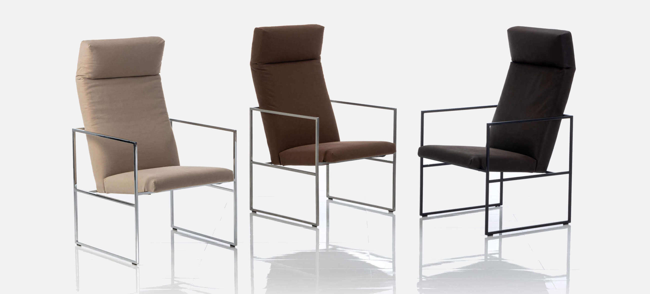 Bruehl Hochlehnersessel Grace metal