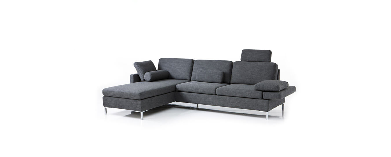 Das Bruehl Ecksofa Alba mit Chaiselongue mit Stoff. Alba Brühl Ecksofa Chaiselongue Stoff