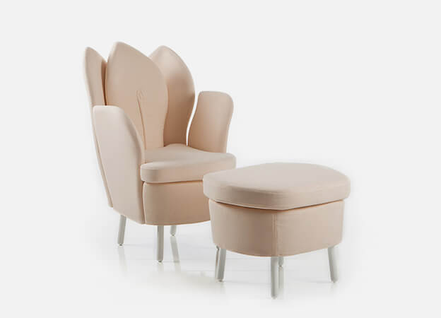 Sessel Hocker Morning Dew Brühl