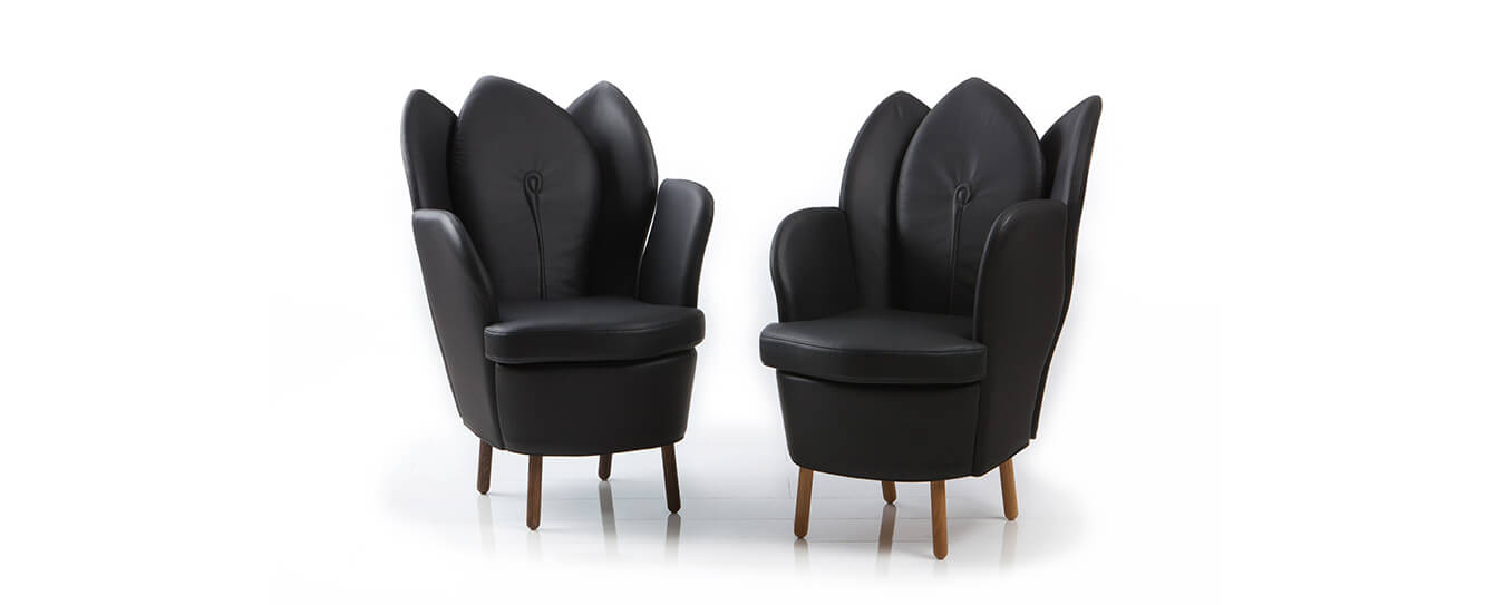 Sessel Morning Dew Brühl Leder