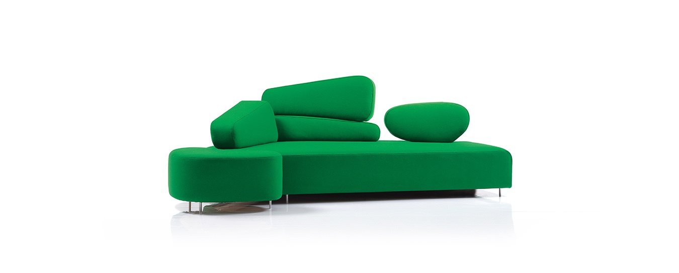 Brühl Sofa Schlafsofa Mosspink