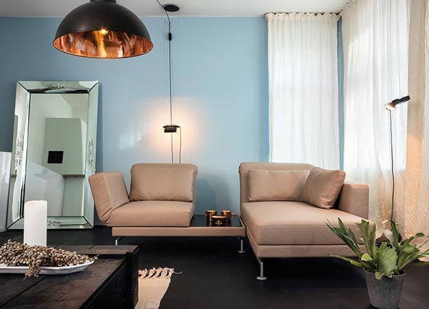 Brühl Ecksofa Moule small Ablage Funktionssofa Schlafsofa Longchair 