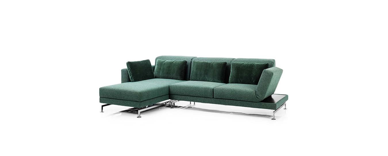 Ecksofa Moule medium Brühl Schlafsofa