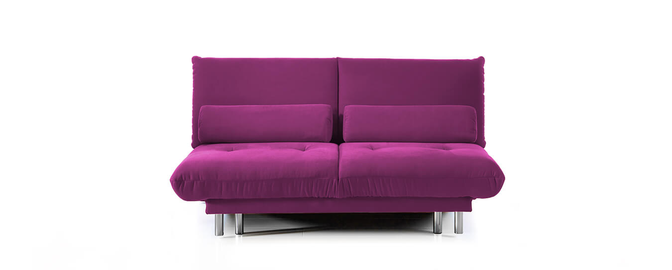 Schlafsofa Stoff violett Quint Brühl