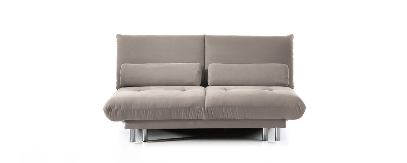 Schlafsofa Stoff grau Quint Brühl