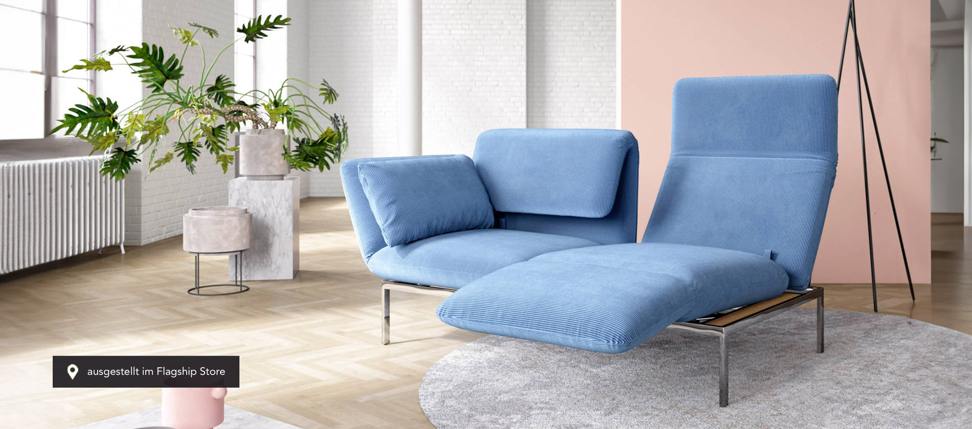 Das Sofa Roro medium von Brühl. sofa funktionssofa roro brühl