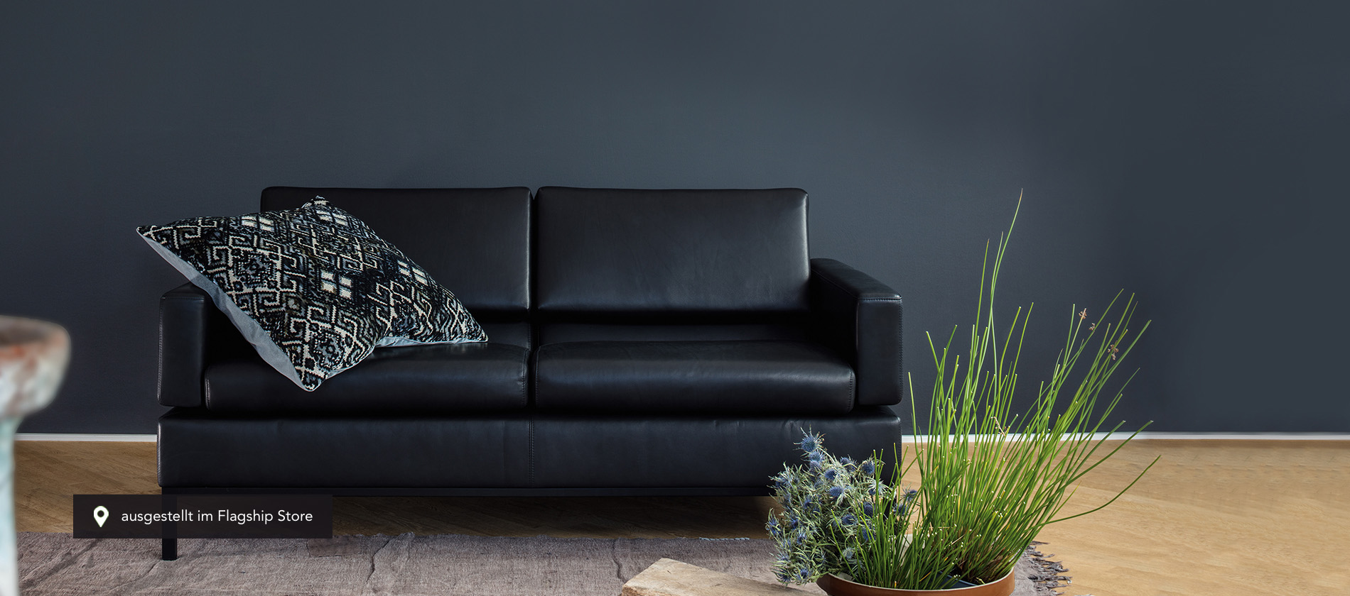 Sofa Sessel Tomo Hocker Leder Brühl