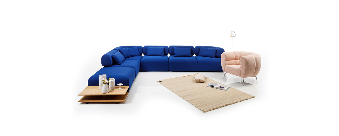 sofa ecksofa all together brühl blau