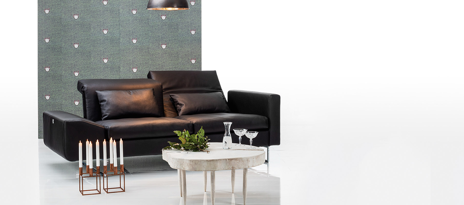 Sofa Funktionssofa Embrace Brühl Leder