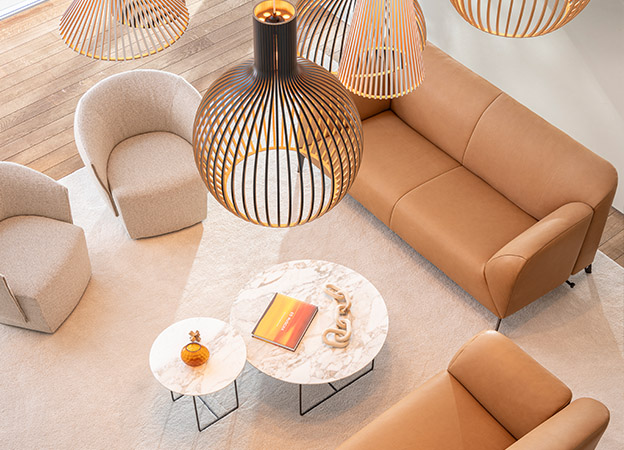 sofa como jori leder cognac