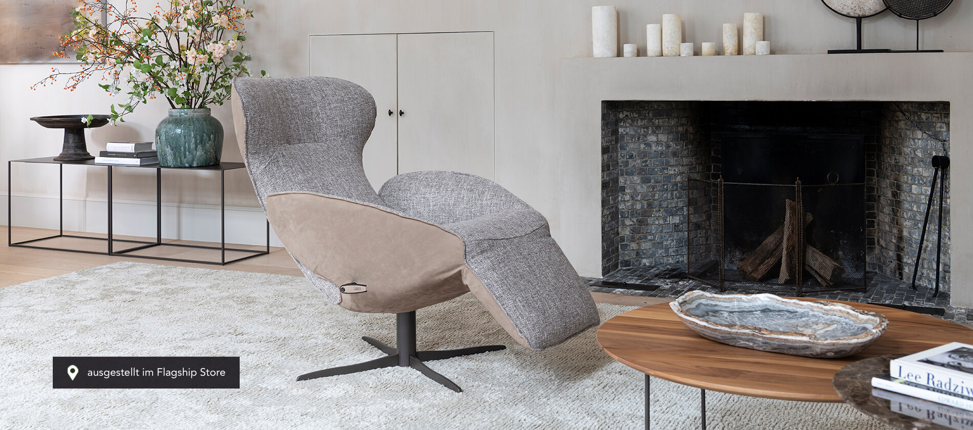 Der Relaxsessel daydreamer von Jori in Stoff und Leder. relaxsessel daydreamer Jori sessel