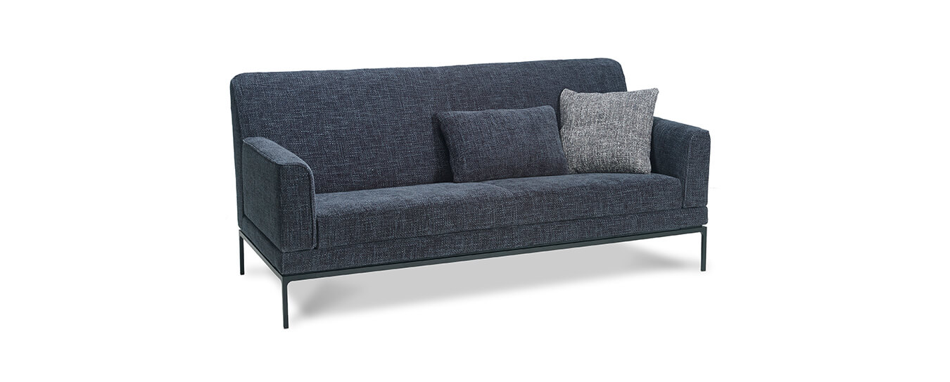 Sofa Glove Pure Jori Stoff blau