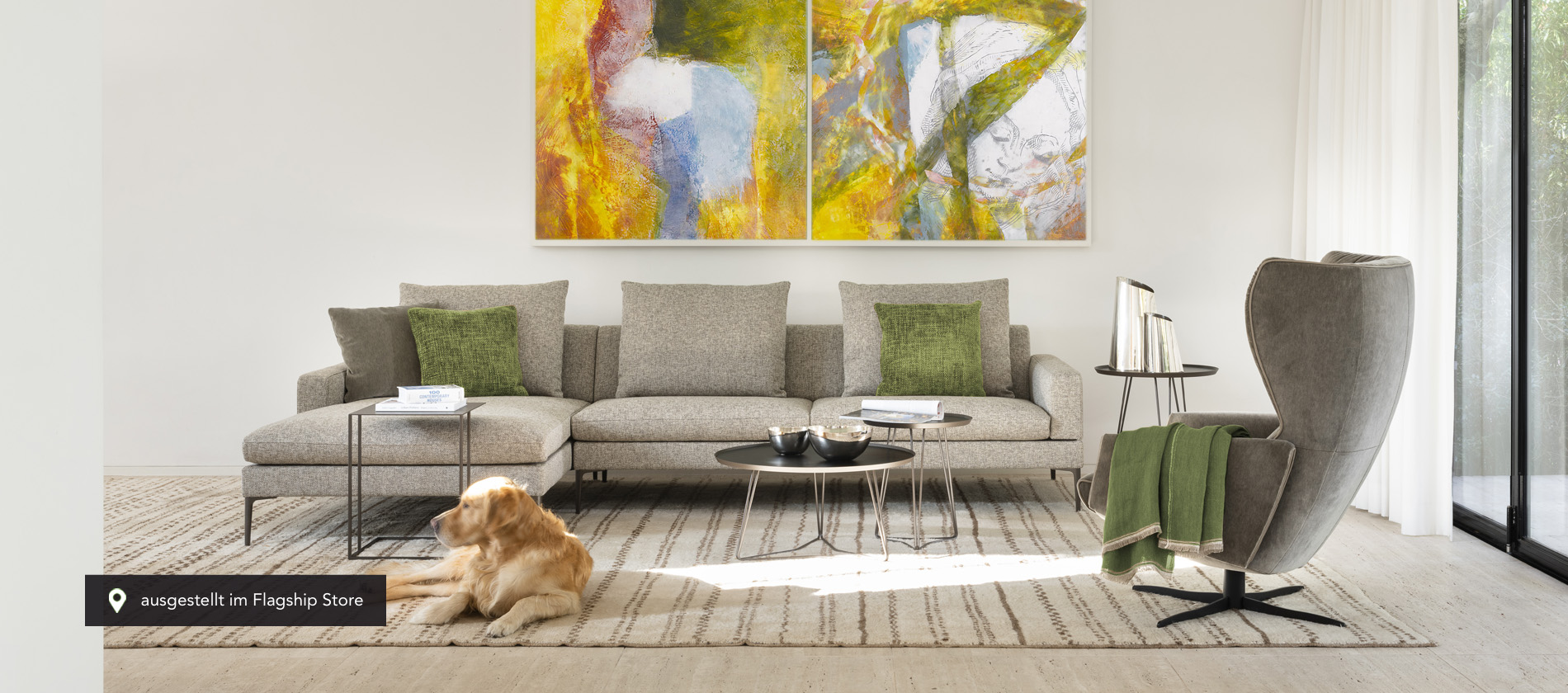 Sofa Ecksofa Tigra Landscape Jori