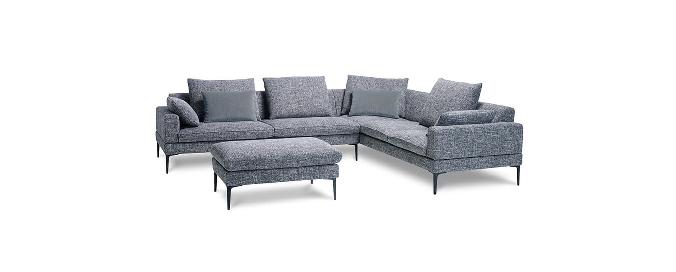 Sofa Ecksofa Tigra Jori Hocker