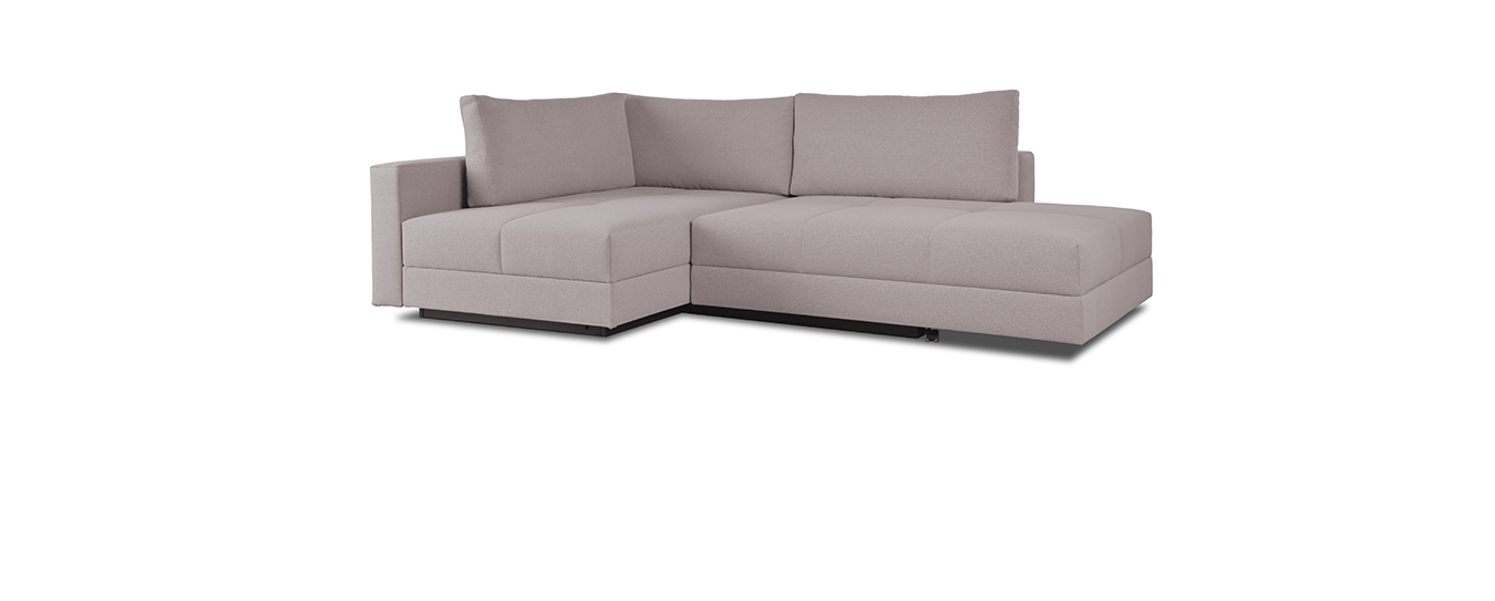 Das Schlafsofa ko-ko von OMM mit Bettkasten. ecksofa ko-ko omm schlafsofa schlaffunktion