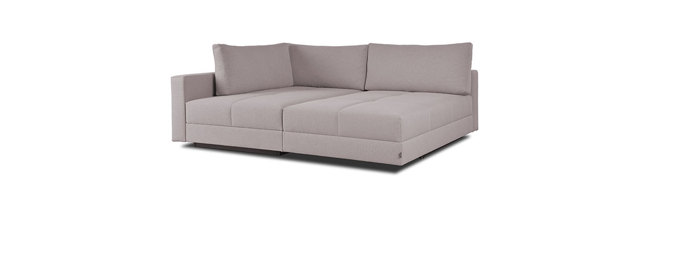 Das Ecksofa ko-ko von OMM mit Schlaffunktion. ecksofa ko-ko omm schlafsofa schlaffunktion