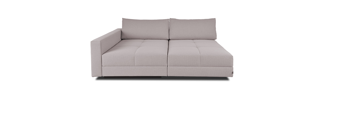 Das Ecksofa ko-ko von OMM als Loungefläche. ecksofa ko-ko omm schlafsofa schlaffunktion