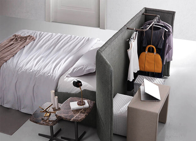 Bettsofa Young XL Pol74 Schlafsofa Kleiderschrank