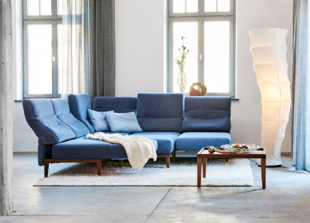 Ecksofa Chimba Signet Funktionssofa Stoff Holzfuesse