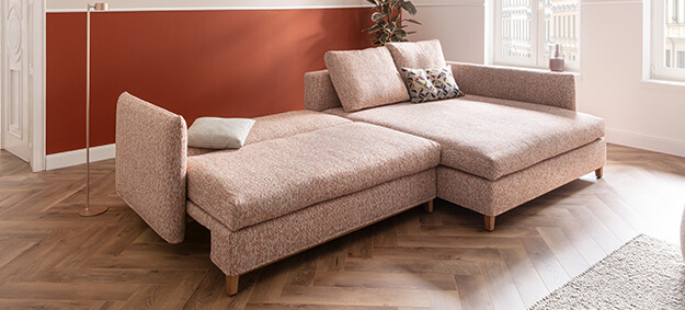 ecksofa mit schlaffunktion good life signet