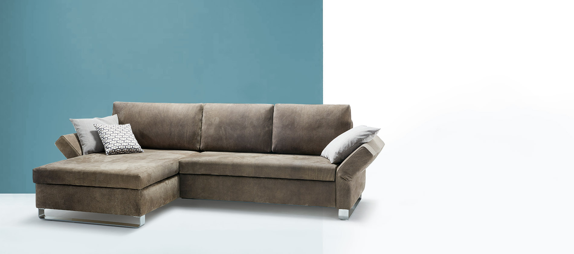 Ecksofa Lazlo Signet schlaffunktion