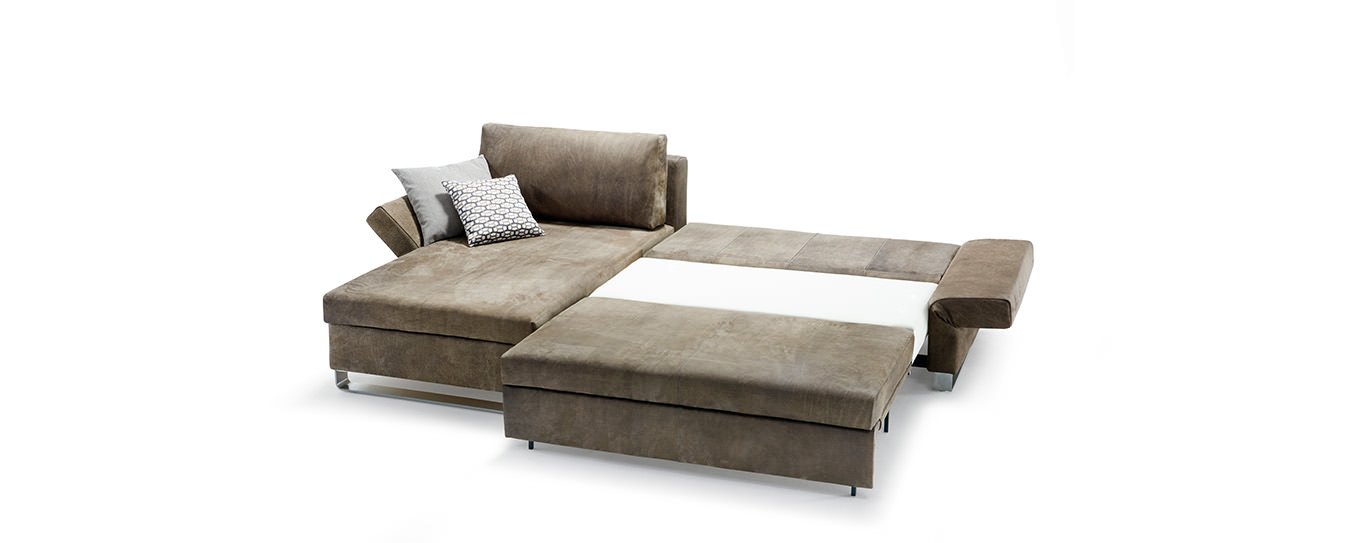 Lazlo Signet Schlafsofa Ecksofa Liegefläche Leder