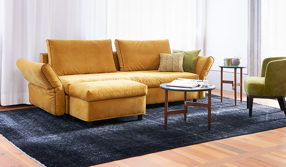 Signet Schlafsofa Hocker Levi