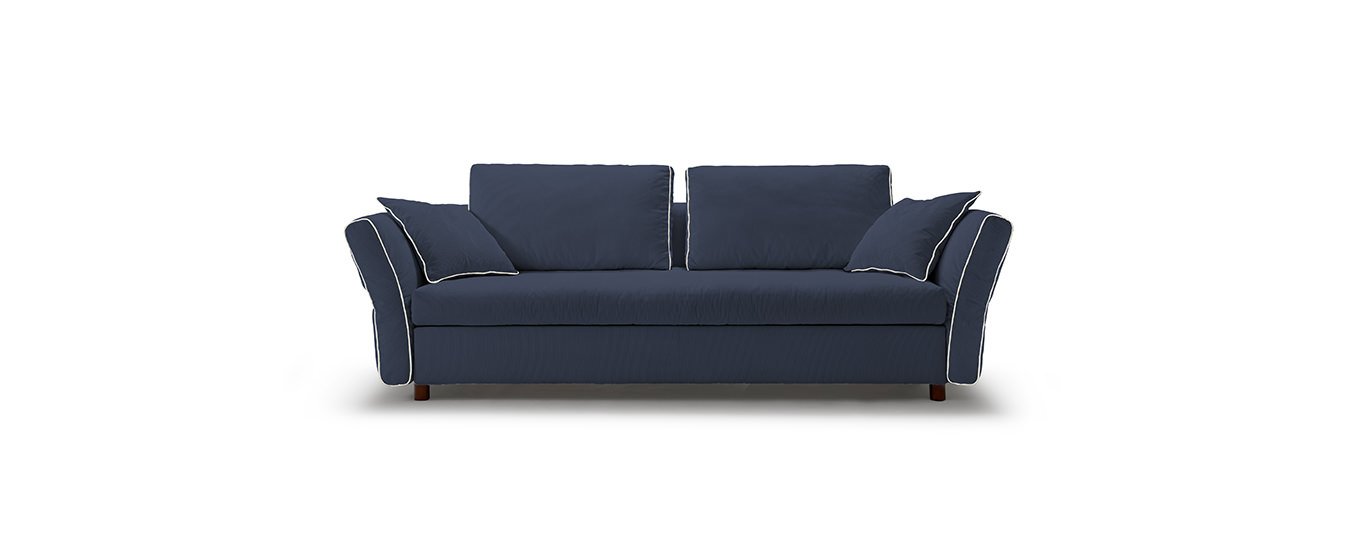 Signet Levi Schlafsofa Solero Blau