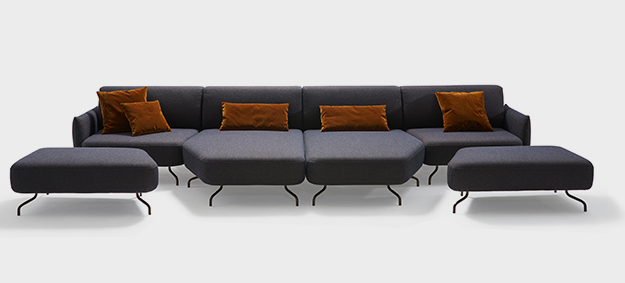 Die große Sofalandschaft Taormina von Signet. Sofa Ecksofa Taormina Signet