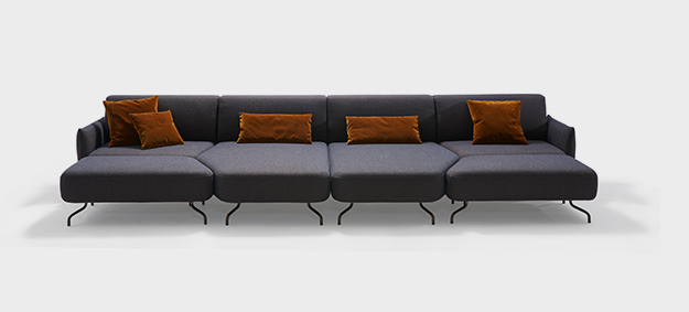 Das Sofa Taormina von Signet als Big Sofa Kombination. Sofa Ecksofa Taormina Signet