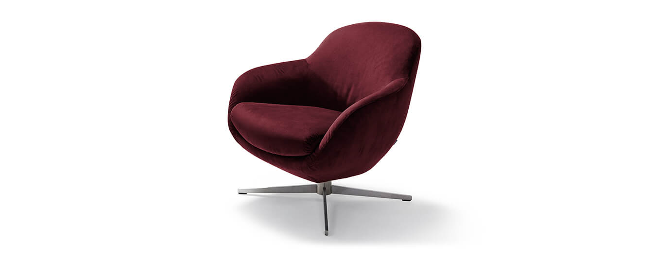 Sessel Jester Club Signet Stoff Milan