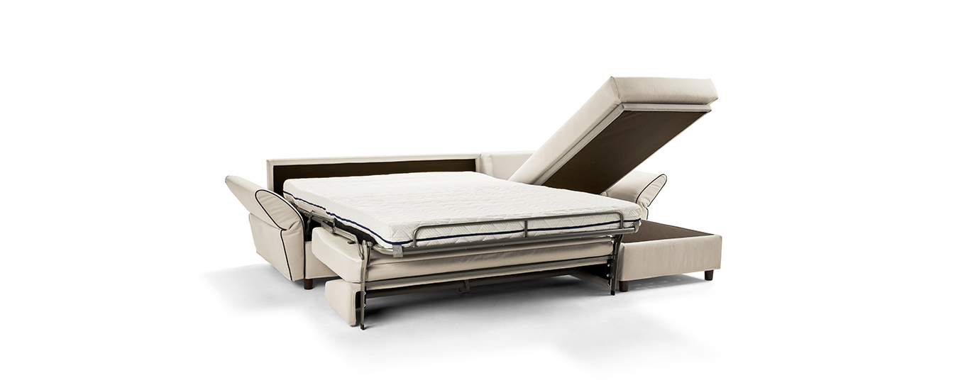 Das Schlafsofa Kyoto von Signet als Ecksofa mit Bettkasten schlafsofa bettkasten kyoto signet