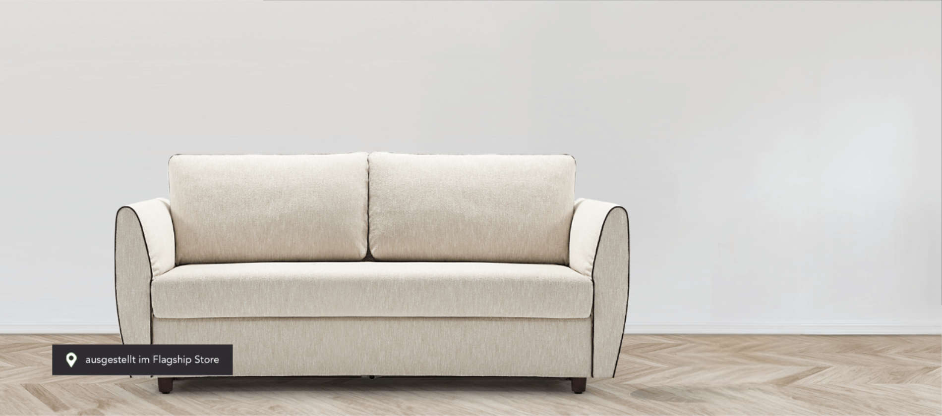 Schlafsofa Kyoto Go mit Matratze von Signet. 5 verschiedene Armlehnen wählbar. schlafsofa Bettsofa kyoto go signet