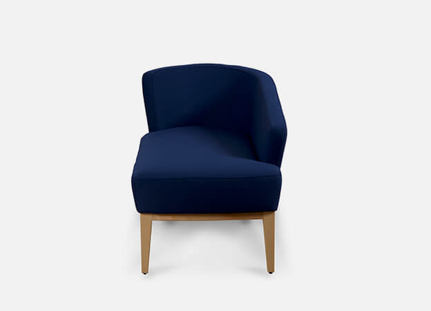 Liege Chaiselongue Sue Signet Kvadrat Steelcut